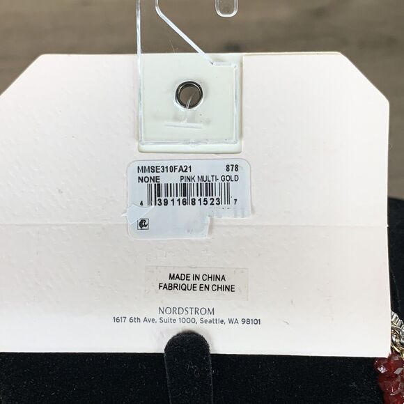 Melrose and Market Multi-Layer Long Necklace Set Miraculous Heart Pendant Charm - Picture 10 of 10